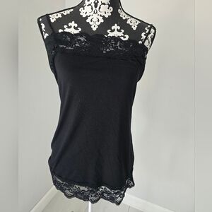 🩷🩷Elegant Black Lace Trim Women's Top NO SIZE
